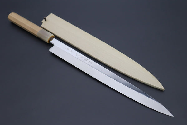 Fu-Rin-Ka-Zan Yanagiba FSO-9 Yanagiba 300mm (11.8 inch) Fu-Rin-Ka-Zan Limited, (FSO-9) Solid VG-10 blade Yanagiba (270mm & 300mm, 2 Sizes, Perfectly Mirror Polished)