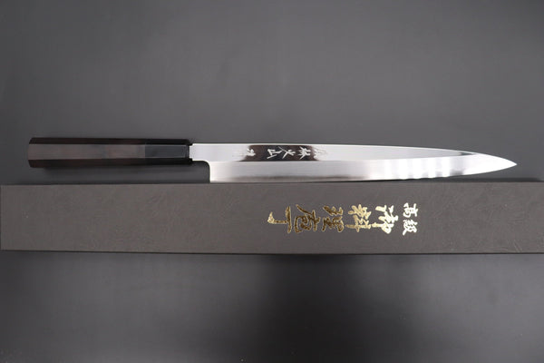 Fu-Rin-Ka-Zan Yanagiba FSO-69 Yanagiba270mm (10.6inch) Fu-Rin-Ka-Zan Limited, Hon Kasumi Blue Steel No.1 Yanagiba 270mm (Perfectly Mirror Polished Blade, 10.6 Inch, FSO-69)