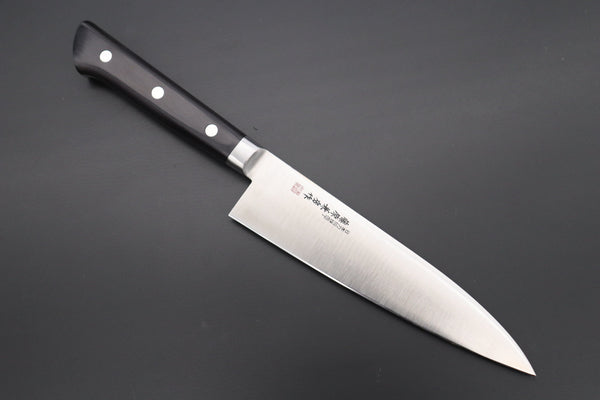 Fujiwara Kanefusa Gyuto Fujiwara Kanefusa FKM Series Gyuto (150mm to 300mm, 6 sizes, Black Pakka Wood Handle))