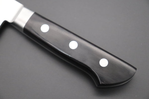 Fujiwara Kanefusa Western Deba 想磨 SOUMA (Fujiwara Kanefusa) FKM Series Western Deba (210mm and 240mm, 2 sizes, Black Pakka Wood Handle)