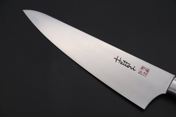 Hattori Boning Knife | Honesuki FH-5L Boning Knife 160mm (6.2inch) Hattori Forums FH Series FH-5L Boning Knife 160mm (6.2inch, Black Linen Micarta Handle)