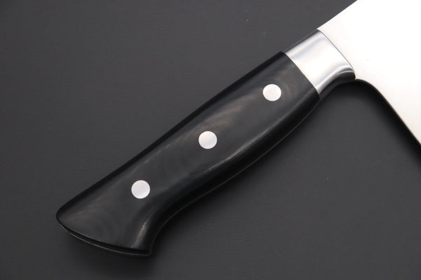 Hattori Chinese Cleaver Hattori 傘 SAN Limited Edition, FH Series Solid VG-10 SAN-CC3 Chinese Cleaver (Linen Micarta Handle)