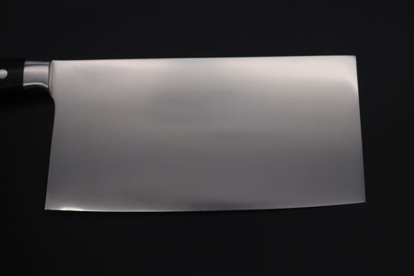 Hattori Chinese Cleaver Hattori 傘 SAN Limited Edition, FH Series Solid VG-10 SAN-CC3 Chinese Cleaver (Linen Micarta Handle)