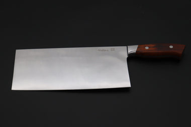 Hattori Chinese Cleaver Hattori, — SECOND GRADE ITEMーSolid VG-10 SAN-CC4 Chinese Cleaver (Cocobolowood Handle)