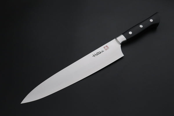 Hattori Gyuto FHN-7L Gyuto 240mm (9.4inch) Hattori Forums FH "NOAH" Series FHN-7L Gyuto 240mm (9.4 Inch, Black Linen Micarta Handle)