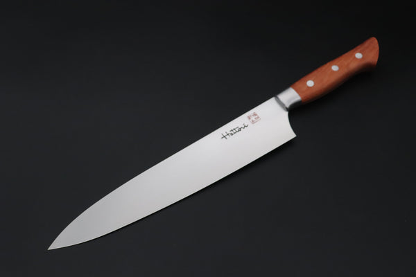 Hattori Gyuto FHN-7M Gyuto 240mm (9.4inch) Hattori Forums FH "NOAH" Series FHN-7M Gyuto 240mm (9.4 Inch, Stabilized Maple Wood Handle)