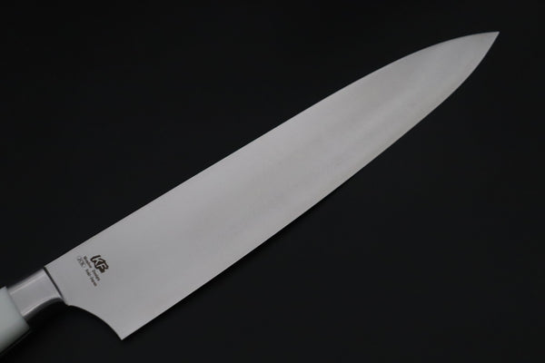 Hattori Gyuto FHN-7W Gyuto 240mm (9.4inch) Hattori Forums FH "NOAH" Series FHN-7W Gyuto 240mm (9.4 Inch, Fresh White Corian Handle)