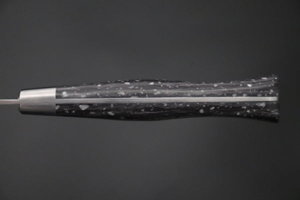 Hattori Gyuto FHN-7ND Gyuto 240mm (9.4inch) Hattori Forums FH "NOAH" Series "SNOW IN THE DARK" FHN-7ND Gyuto 240mm (9.4 Inch, Dupont Corian® Handle)
