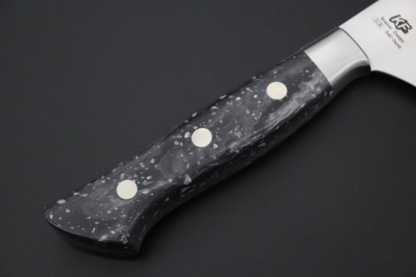 Hattori Gyuto FHN-7ND Gyuto 240mm (9.4inch) Hattori Forums FH "NOAH" Series "SNOW IN THE DARK" FHN-7ND Gyuto 240mm (9.4 Inch, Dupont Corian® Handle)