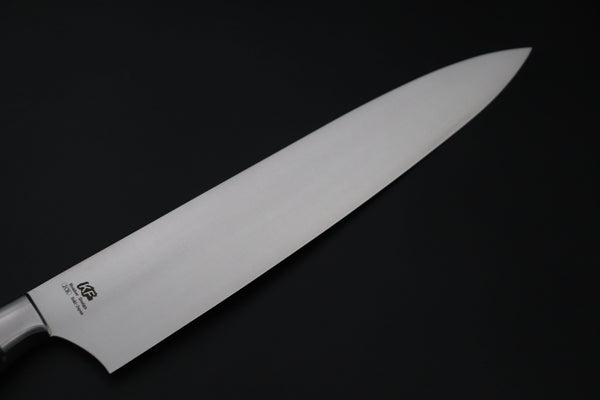 Hattori Gyuto FHN-7ND Gyuto 240mm (9.4inch) Hattori Forums FH "NOAH" Series "SNOW IN THE DARK" FHN-7ND Gyuto 240mm (9.4 Inch, Dupont Corian® Handle)