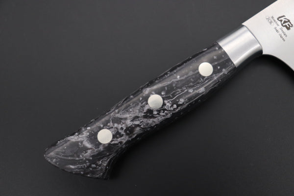 Hattori Gyuto Hattori Forums FH "NOAH" Series "SNOW IN THE DARK" Gyuto (210mm to 270mm, 3 sizes, Dupont Corian® Handle)