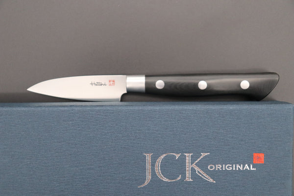 Hattori Paring FH-1L Parer 70mm (2.7inch) Hattori Forums FH Series FH-1L Parer 70mm (2.7 inch, Black Linen Micarta Handle)