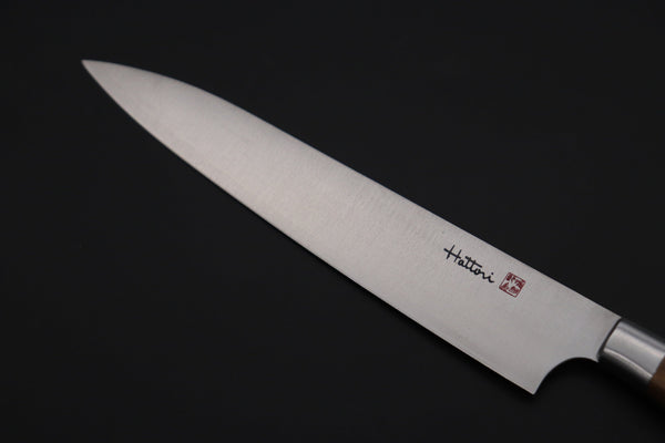 Hattori Petty FHN-3O Petty 150mm (5.9inch) Hattori Forums "NOAH" Series FHN-3O Petty 150mm (5.9 Inch, Olivewood Handle)