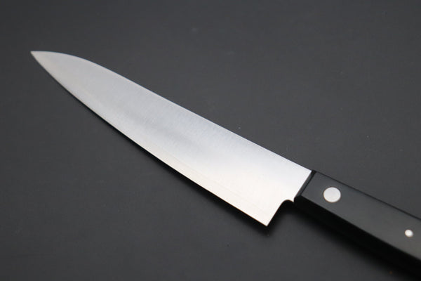 Hattori Petty HCX-2 Petty 135mm (5.3 inch) Hattori Limited, Cowry X, VG-2 clad HCX-2 Petty 135mm (5.3 inch, Black Linen Micarta Handle)