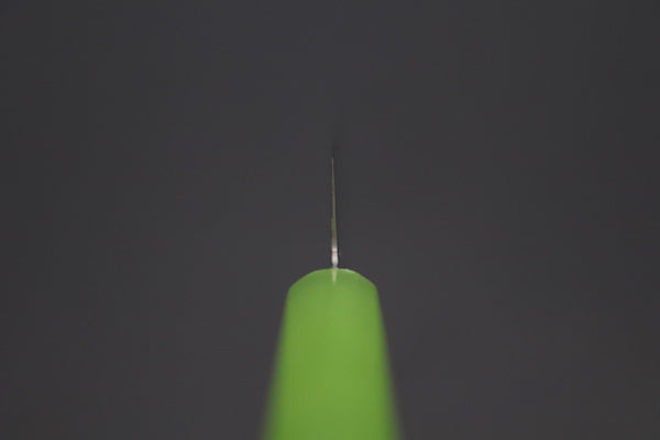 Hattori Petty HCX-2G Petty 135mm (5.3 inch) Hattori Limited, Cowry X, VG-2 clad HCX-2G Petty 135mm (5.3 inch, Fresh Green Linen Micarta Handle)