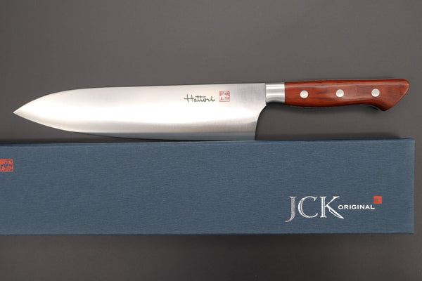 Hattori Western Deba Hattori Forums FH Series Western Deba (165mm and 240mm, Cocobolo Wood Handle)