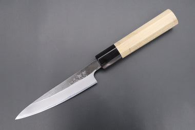 Hinoura Wa Petty Hinoura White Steel No.1 Kurouchi Series Wa Petty 120mm (4.7 Inch, HS1-2)