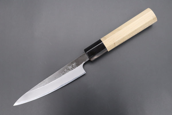 Hinoura Wa Petty Hinoura White Steel No.1 Kurouchi Series Wa Petty 120mm (4.7 Inch, HS1-2)