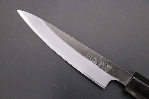 Hinoura Wa Petty Hinoura White Steel No.1 Kurouchi Series Wa Petty 120mm (4.7 Inch, HS1-2)
