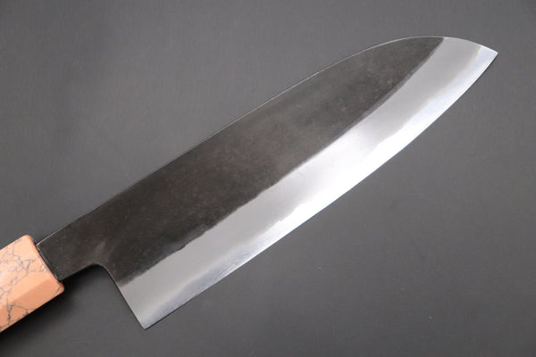 Hinoura Wa Santoku Custom Limited Edition, Hinoura White Steel No.1 Kurouchi Series HS1-4SP15 Wa Santoku 165mm (6.4 Inch)