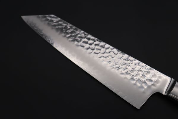 JCK Natures Bunka JCK Natures 月光　金 ”Gekko Gold” GEG-2 Kiritsuke 190mm (7.4 inch, Golden-brown Color of the Mahogany Pakka wood Handle)