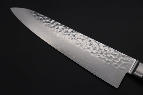 JCK Natures Gyuto JCK Natures ”Gekko Blue” Gyuto 210mm (8.2 inch, Royal Blue-Purple Pakka Wood Handle)