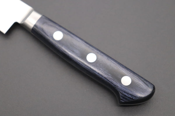 JCK Natures Petty JCK Natures Blue Clouds AUS-8 Basic Series BCAP-1 Petty 120mm (4.7 inch, Royal Blue-Purple Pakka Wood Handle)