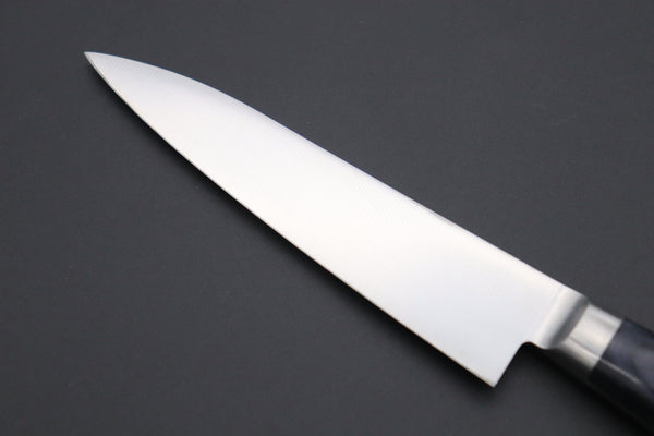 JCK Natures Petty JCK Natures Blue Clouds AUS-8 Basic Series BCAP-1 Petty 120mm (4.7 inch, Royal Blue-Purple Pakka Wood Handle)