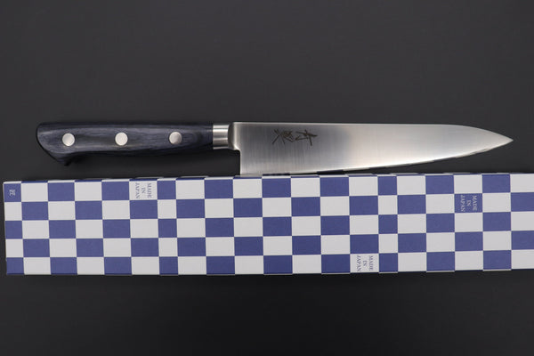 JCK Natures Petty JCK Natures Blue Clouds AUS-8 Basic Series BCAP-2 Petty 150mm (5.9 inch, Royal Blue-Purple Pakka Wood Handle)