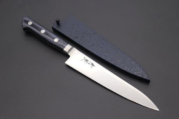 JCK Natures Petty JCK Natures Blue Clouds AUS-8 Basic Series BCAP-2 Petty 150mm (5.9 inch, Royal Blue-Purple Pakka Wood Handle)