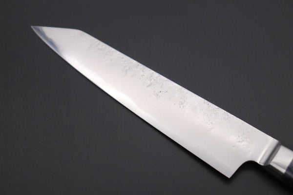 JCK Natures Petty JCK Natures 青雲 Blue Clouds Series BCBP-1 Blue Steel No.2 Nashiji Kiritsuke (Bunka) Petty 140mm (5.5 inch, Royal Blue-Purple Pakka Wood Handle)