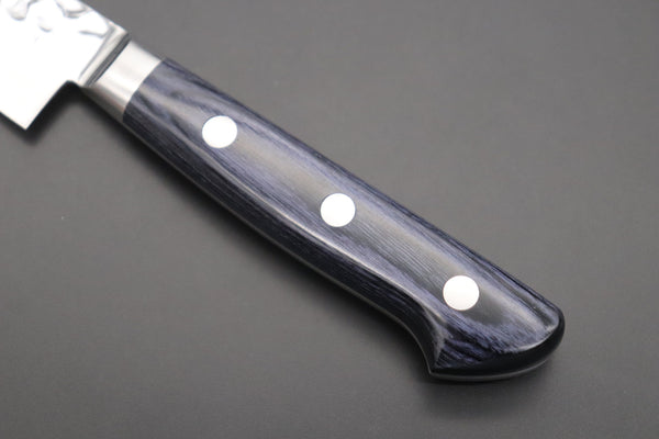 JCK Natures Petty JCK Natures Blue Clouds Series BCDP-1 VG-10 Tsuchime Damascus Petty 135mm (5.3 inch, Royal Blue-Purple Pakka Wood Handle)