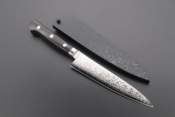 JCK Natures Petty With Black Wooden Saya JCK Natures Uzushio Series UD-1 Petty 140mm (5.5 inch)