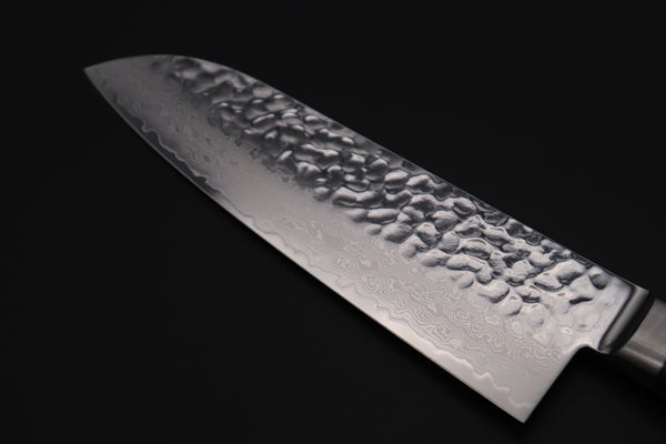 JCK Natures Santoku JCK Natures ”Gekko Blue” Santoku 170mm (6.6 inch, Royal Blue-Purple Pakka Wood Handle)