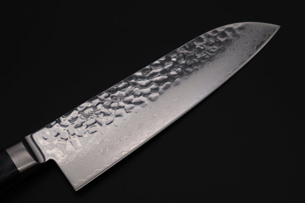 JCK Natures Santoku JCK Natures ”Gekko Blue” Santoku 170mm (6.6 inch, Royal Blue-Purple Pakka Wood Handle)