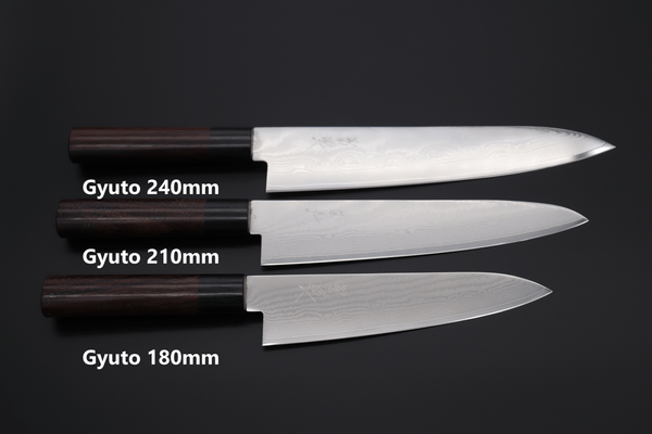 JCK Natures Wa Gyuto RD-3 Wa Gyuto 210mm(8.2 inch) JCK Natures Raiun Series Wa Gyuto (180mm to 240mm, 3 sizes, Oval Shaped Red-Sandal Wood Handle)