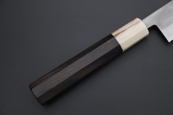 JCK Natures Wa Petty JCK Natures "Super Blue Moon Series" BMS-1E Wa Petty 135mm (5.3 inch, Octagonal Ebonywood Handle)