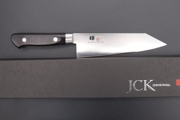 Kagayaki Bunka KG-3KES Bunka (Kiritsuke) 175mm (6.8inch) / ES (Extra Sharpness) / Right Handed JCK Original Kagayaki Basic Series KG-3KES Bunka (Kiritsuke) 175mm (6.8 inch, Special Order Made, Kiritsuke Blade Version)