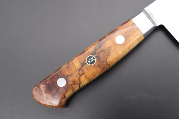 Kagayaki Bunka JCK Original Kagayaki Grand Canyon R-2 White & Silver Damascus Series GCYU-29 Bunka | Kiritsuke 175mm (6.8 Inch)