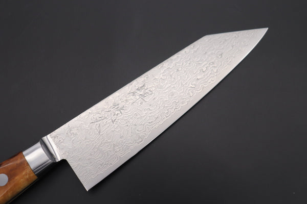 Kagayaki Bunka JCK Original Kagayaki Grand Canyon R-2 White & Silver Damascus Series GCYU-29 Bunka | Kiritsuke 175mm (6.8 Inch)