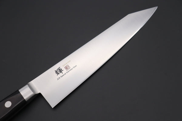 Kagayaki Gyuto KG-6KES Kiritsuke Gyuto 210mm (8.2inch) / ES (Extra Sharpness) / Right Handed JCK Original Kagayaki Basic Series KG-6KES Kiritsuke Gyuto 210mm (8.2 inch, Special Order Made, Kiritsuke Blade Version)