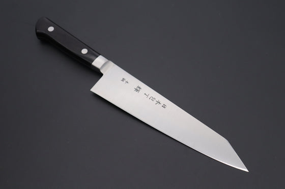 Kagayaki Gyuto KC-5KES Kiritsuke-Gyuto 210mm / ES (Extra Sharpness) / Right Handed JCK Original Kagayaki CarboNext Series KC-5KES Kiritsuke Gyuto 210mm(8.2 inch, Special Order Made, Kiritsuke Blade Version)