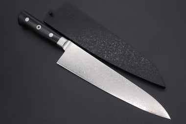 Kagayaki Gyuto JCK Original Kagayaki R-2 Damascus Series KGRP-3 Gyuto 210mm (8.2inch, Polished Blade)