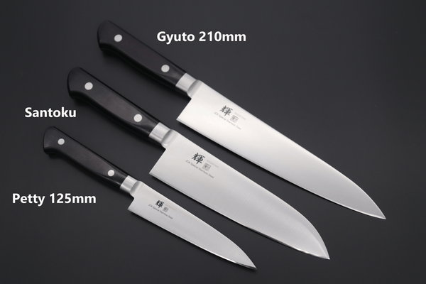 Kagayaki Gyuto JCK Special Set "First Japanese Knife Set Type II" JCK Original Kagayaki