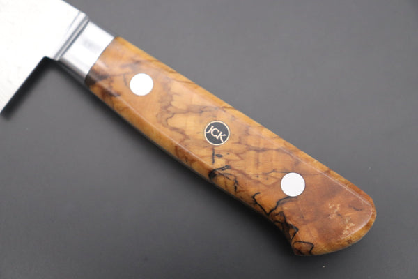 Kagayaki Kiritsuke JCK Original Kagayaki Grand Canyon R-2 White & Silver Damascus Series GCYU-34 Kiritsuke Gyuto 200mmmm (7.8 Inch)