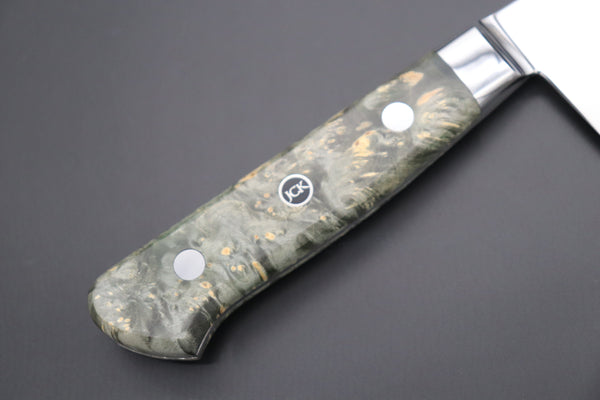 Kagayaki Kiritsuke JCK Original Kagayaki NOVEL- Limited Edition Custom R-2 SUNSHINE Series KNLTD-118 Kiritsuke-Gyuto 200mm (7.8 inch)