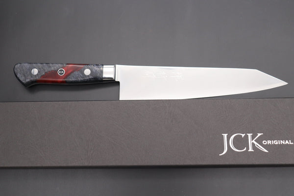 Kagayaki Kiritsuke JCK Original Kagayaki NOVEL- Limited Edition Custom R-2 SUNSHINE Series KNLTD-119 Kiritsuke-Gyuto 200mm (7.8 inch)