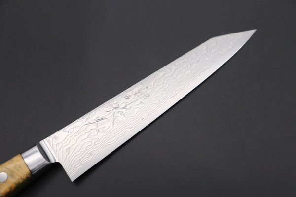 Kagayaki Petty JCK Original Kagayaki Grand Canyon R-2 White & Silver Damascus Series GCYU-21 Kiritsuke Petty 145mm (5.7 Inch)