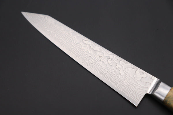 Kagayaki Petty JCK Original Kagayaki Grand Canyon R-2 White & Silver Damascus Series GCYU-21 Kiritsuke Petty 145mm (5.7 Inch)