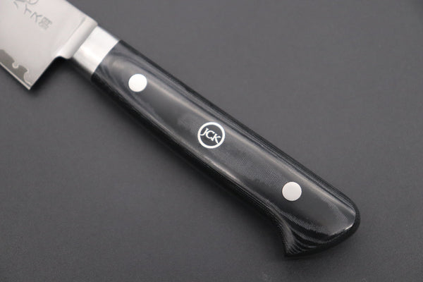 Kagayaki Petty JCK Original Kagayaki NOVEL BLACK Edition | R-2 Laminated KNB-1 Kiritsuke Petty 145mm (5.7 Inch)